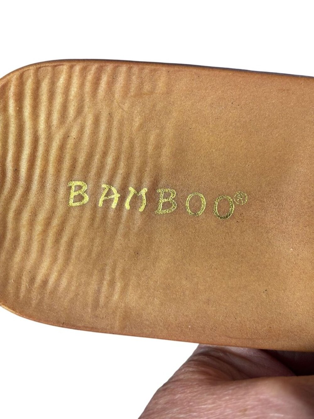 Braided Black Slide Sandals Bamboo Size 38 Comfortable & Stylish Flat Shoes - Picture 6 of 7